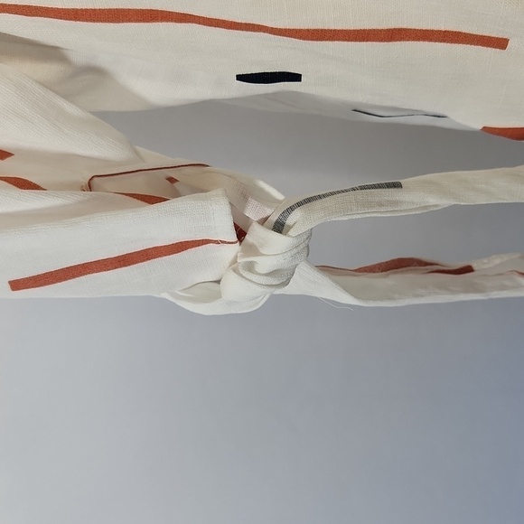 Lush Women's White Tie Short Sleeve Rayon Blend 3/4 Button Pull Over Shirt Dress - Picture 8 of 14